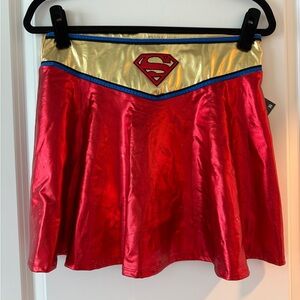 Supergirl Red and Gold Skirt